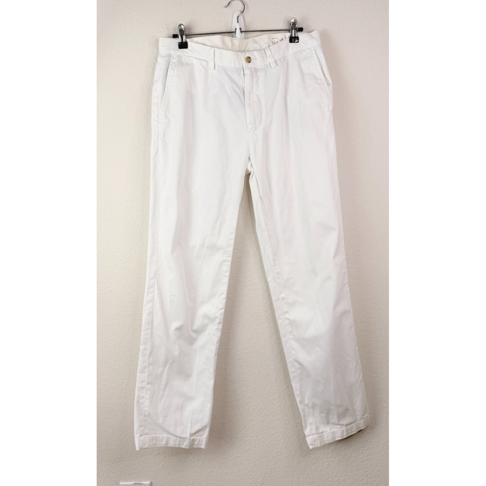 Polo Ralph Lauren White Classic Fit Chino Pants Men's 32x32 Quiet Luxury Preppy